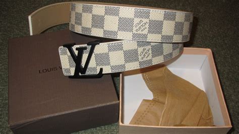 fake damier louis vuitton belt|louis vuitton damier belt authentic.